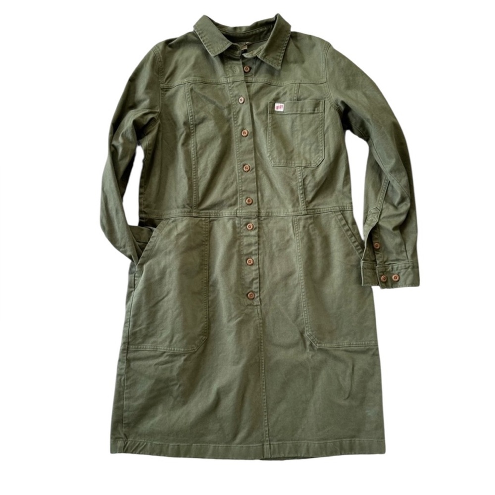 Duluth Trading Co Women's Makers Studio Dress Green size XXL